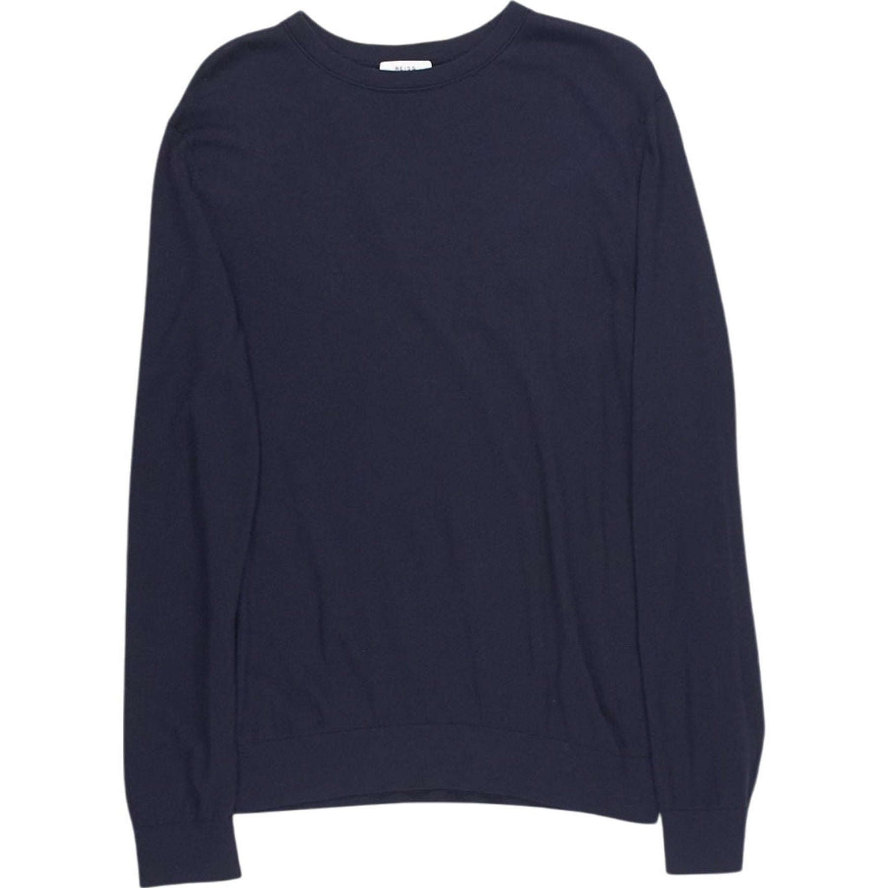 Reiss Navy Wool Blend Sweater