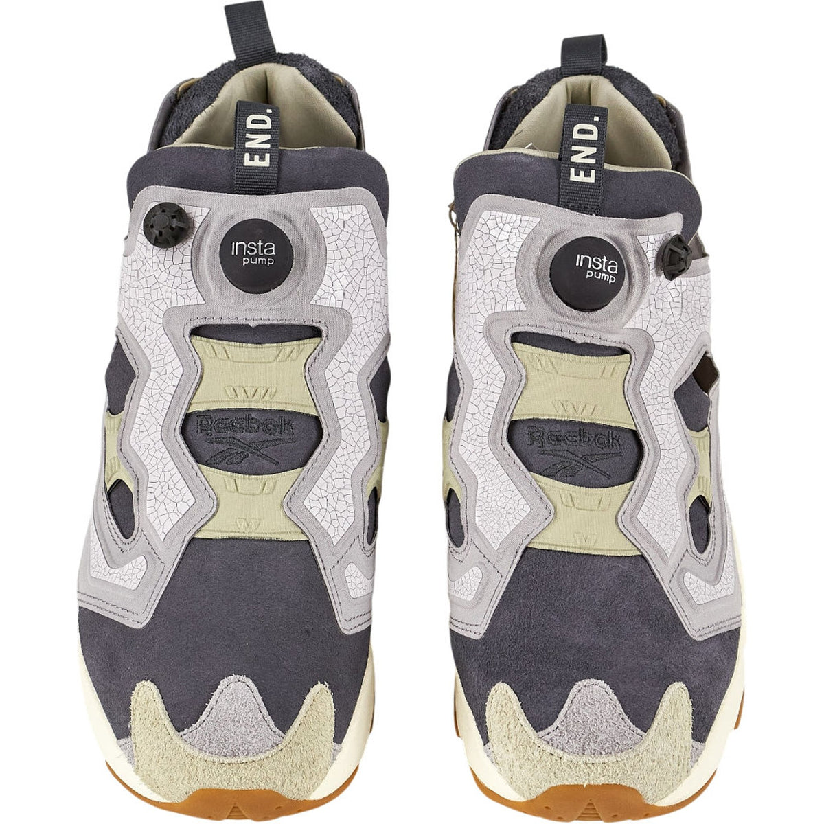 Reebok Grey InstaPump Fury Trainers