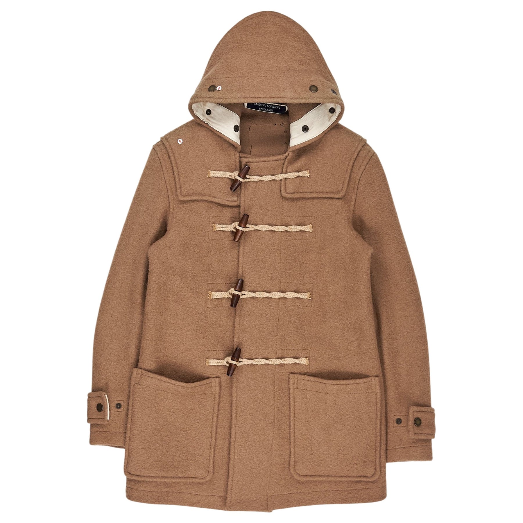 Gloverall Brown Wool Duffle Coat