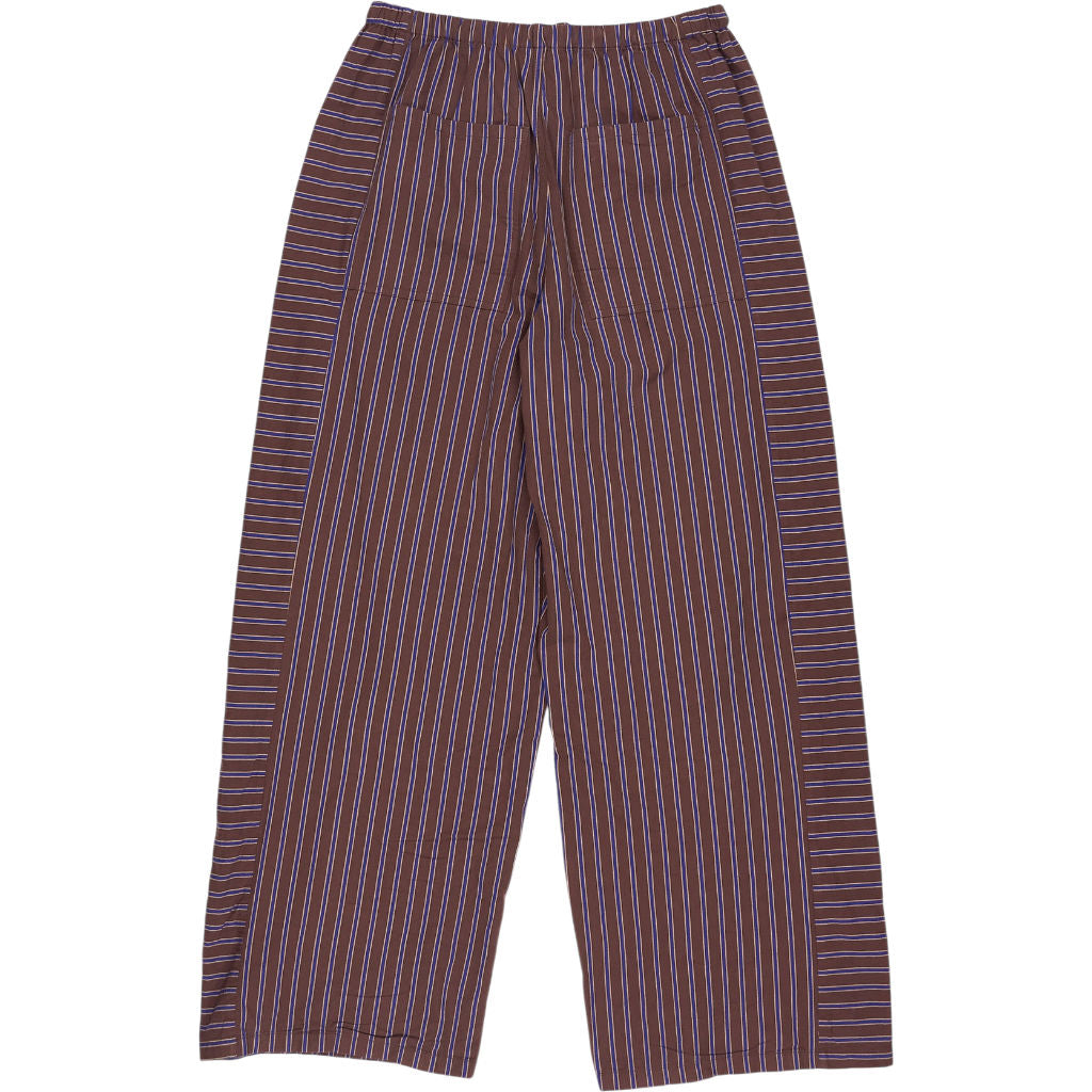 Hush Chocolate Stripe Cotton Trousers