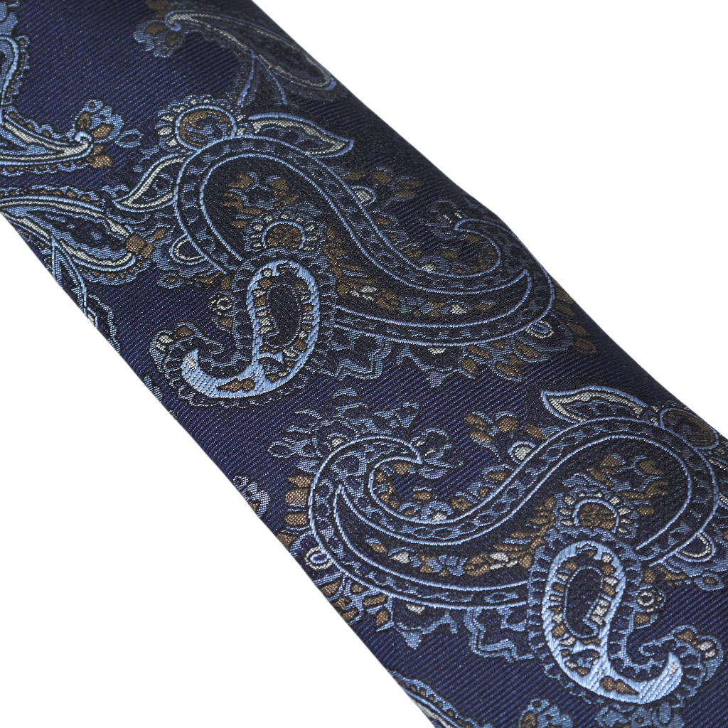 Moss Navy Pattern Tie Bundle x 3