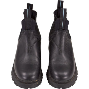 Prada Black Leather Ankle Boots