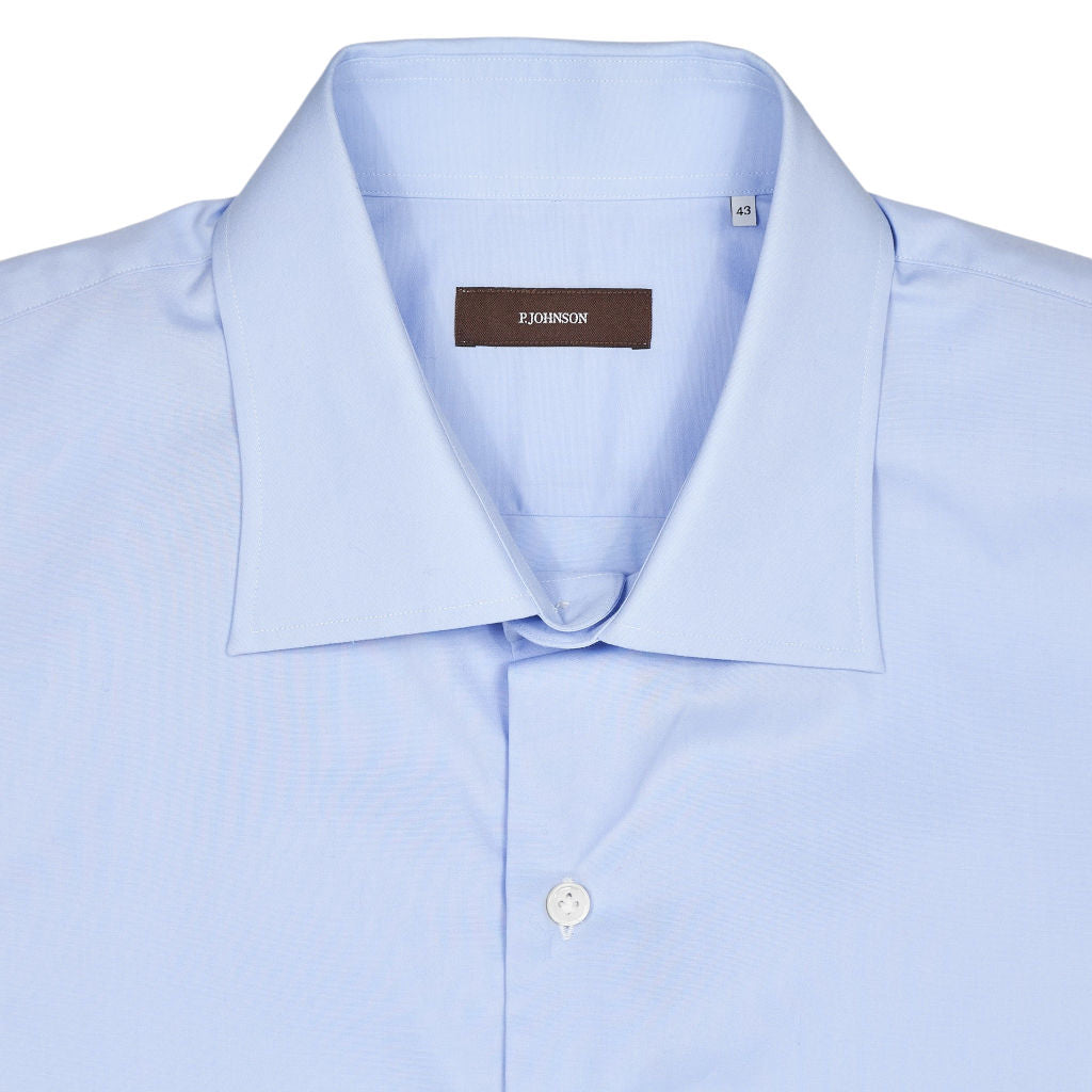 P. Johnson Blue Cotton Shirt