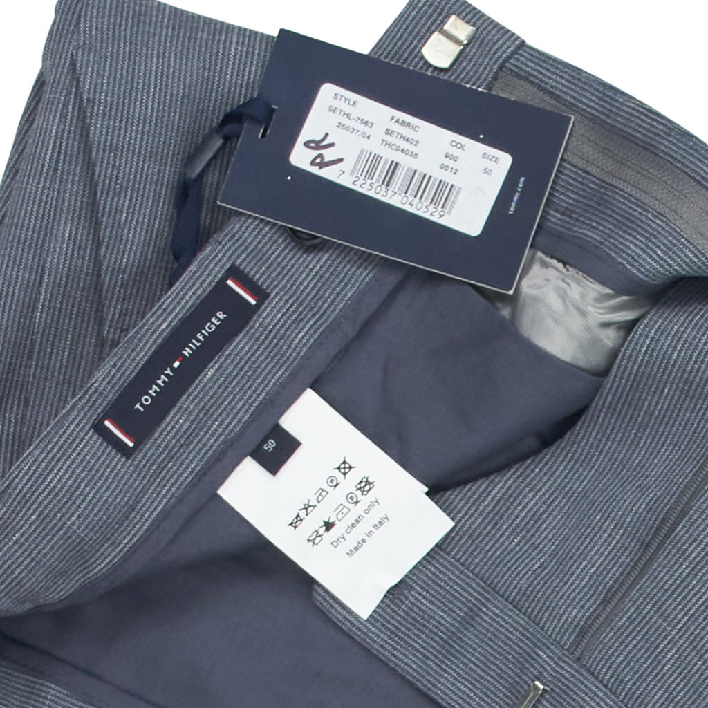 Tommy Hilfiger Grey Pinstripe Trousers