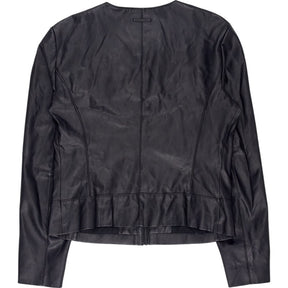 Armani Exchange Black Leather Jacket