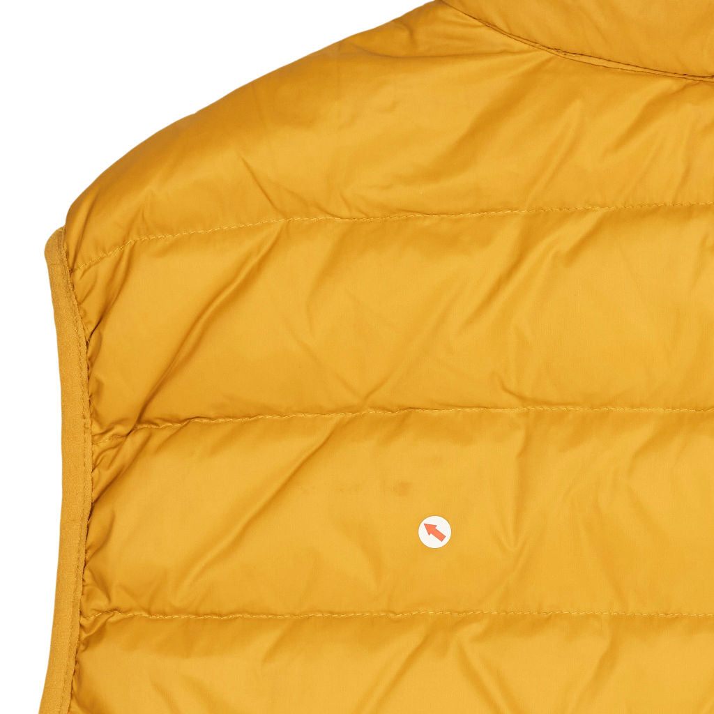 Lands' End Yellow Puffer Gilet Vest