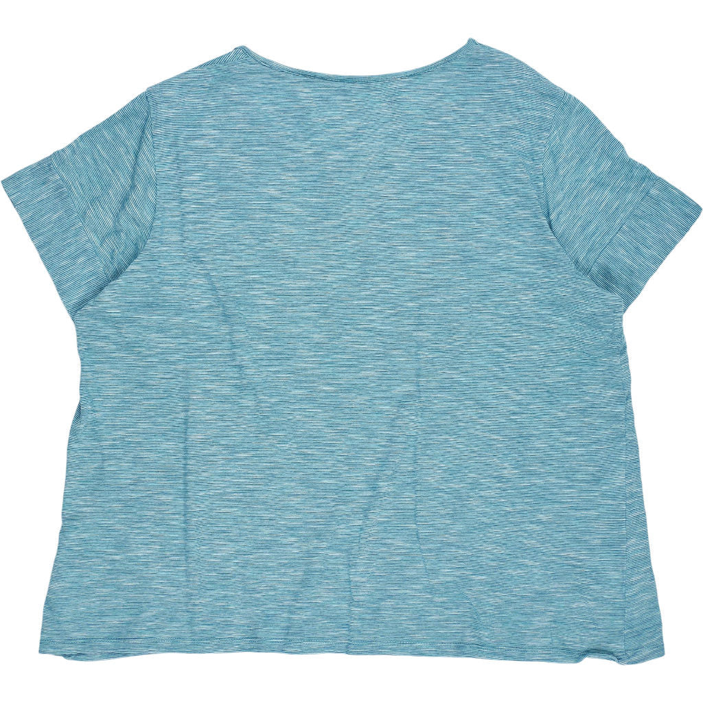 Seasalt Cornwall Teal Striped Top