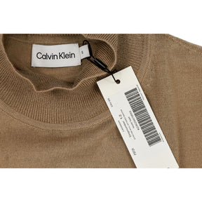 Calvin Klein Beige Asymmetric Jumper