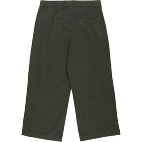 Baukjen Khaki Cotton Wide Leg Trousers
