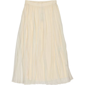 Hush Ecru Chiffon Pleat Skirt