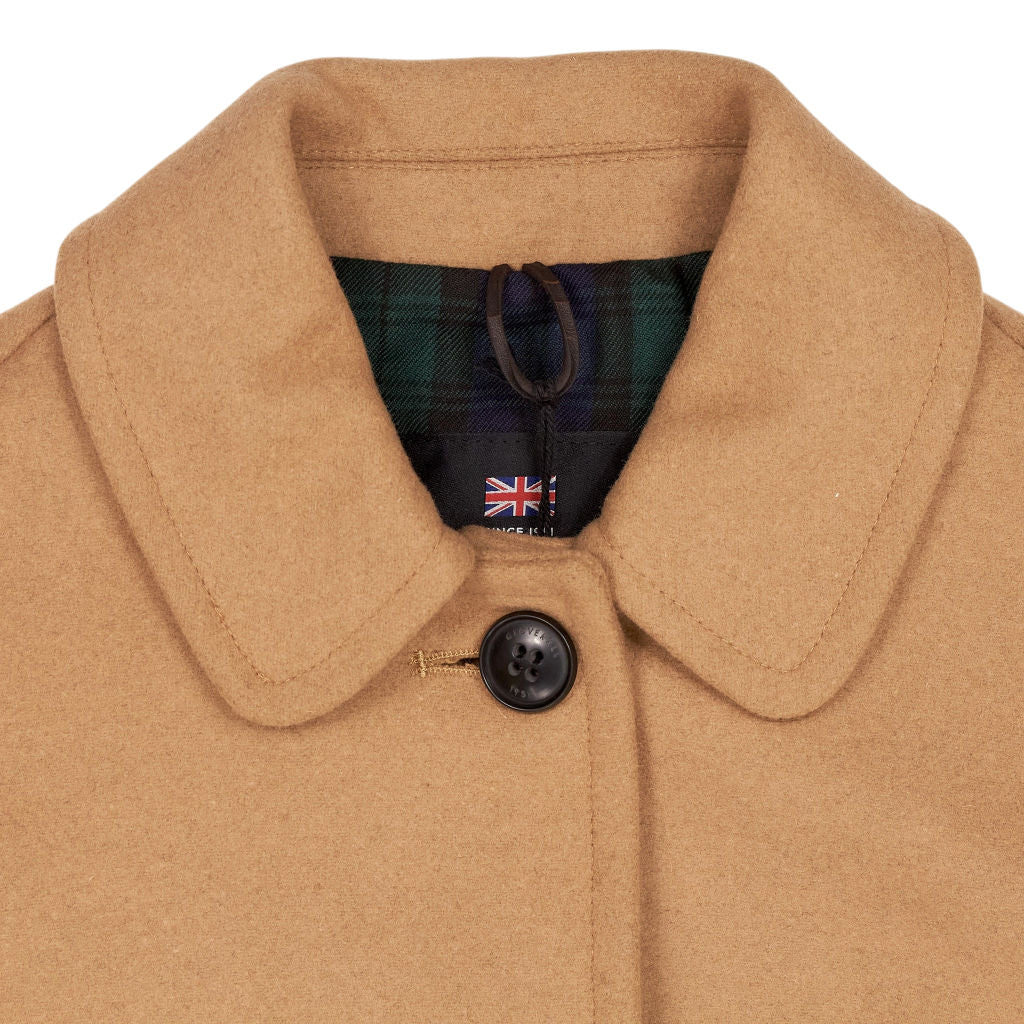 Gloverall Camel Wool Blend Coat