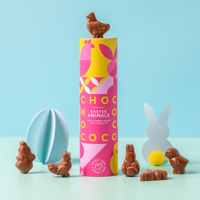Milk Chocolate Easter shapes tube by Chococo