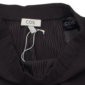 COS Brown Pleated Trousers