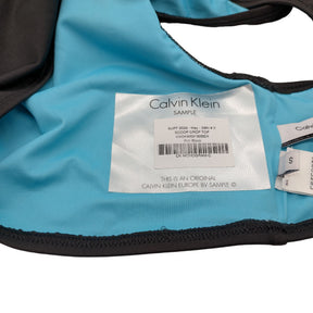 Calvin Klein Black Swimwear Crop Top