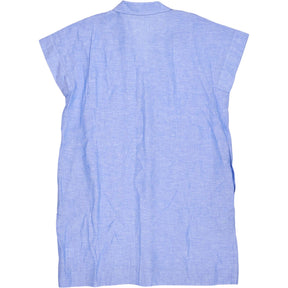 NRBY Blue Linen Shirt Dress