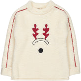 Promise Off White Reindeer Pyjama Top