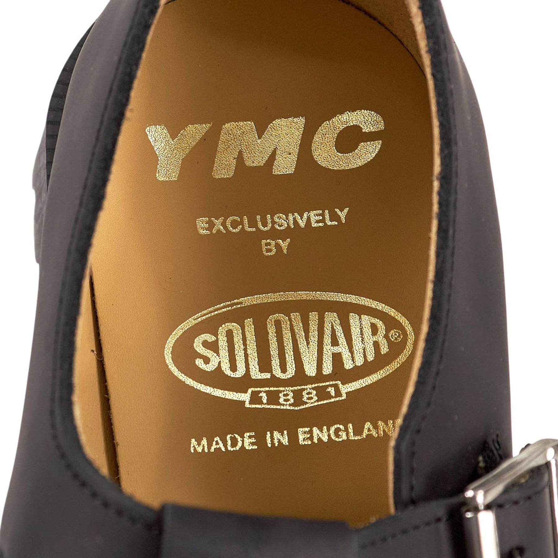 YMC Black T Bar Shoes