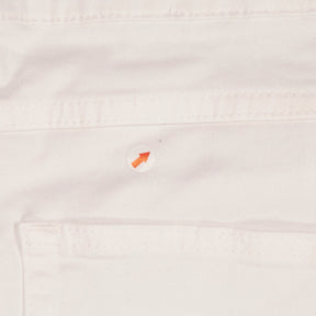 NRBY White Wide-Leg Cropped Trousers