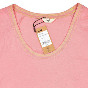 Hush Pink Contrast Stitch Jersey Top