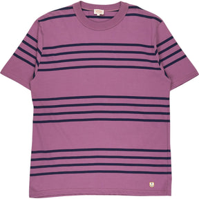 Armor Lux Purple Striped Heritage T-Shirt