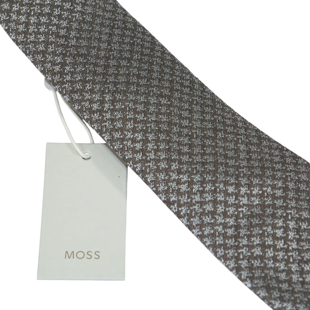 Moss Silk Patterned Tie Bundle x 3