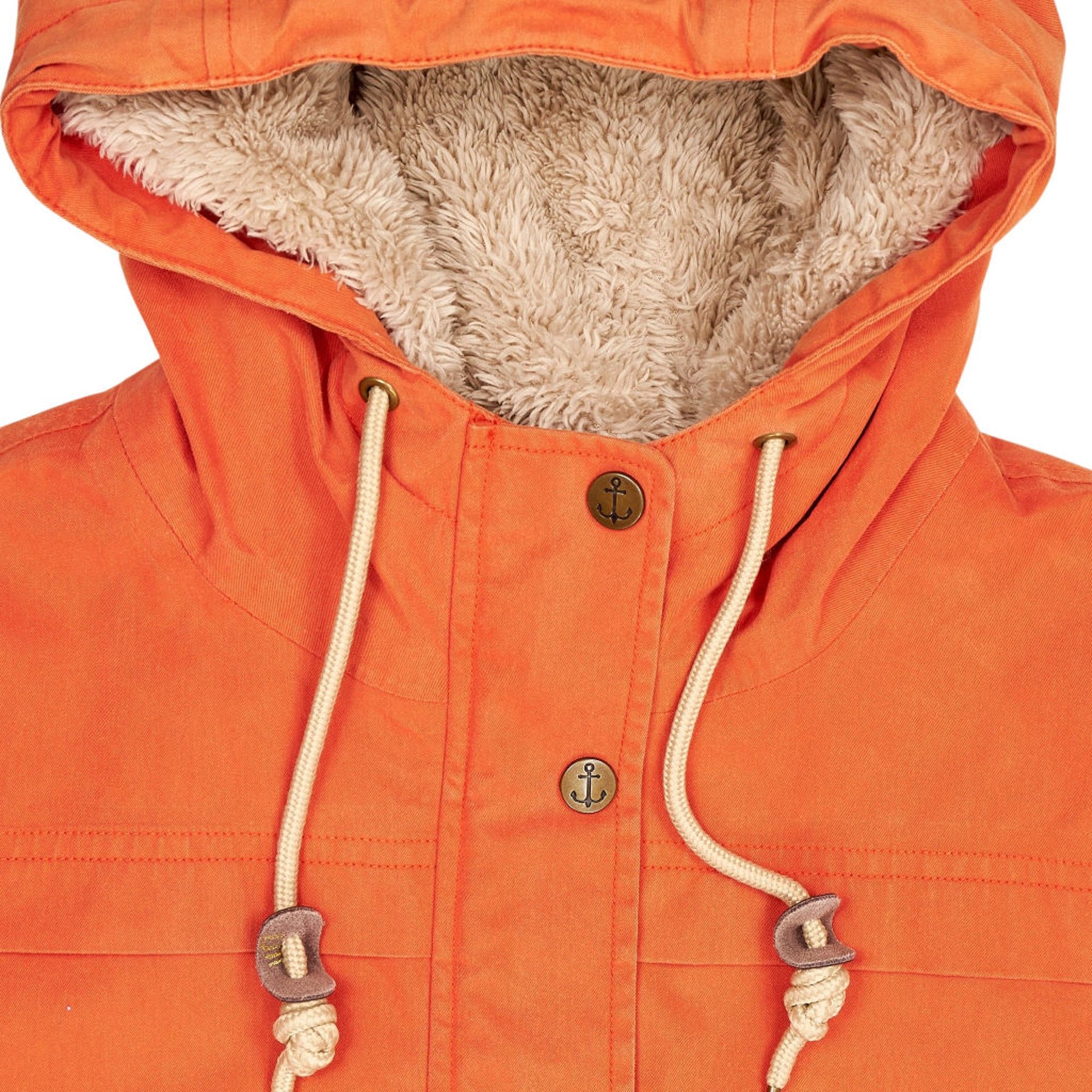 Seasalt Orange Hooded Raincoat