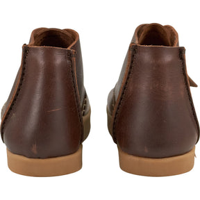 YMC Brown Leather Archer Boots UK 8