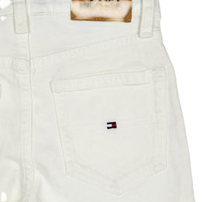 Tommy Hilfiger White Denim Shorts