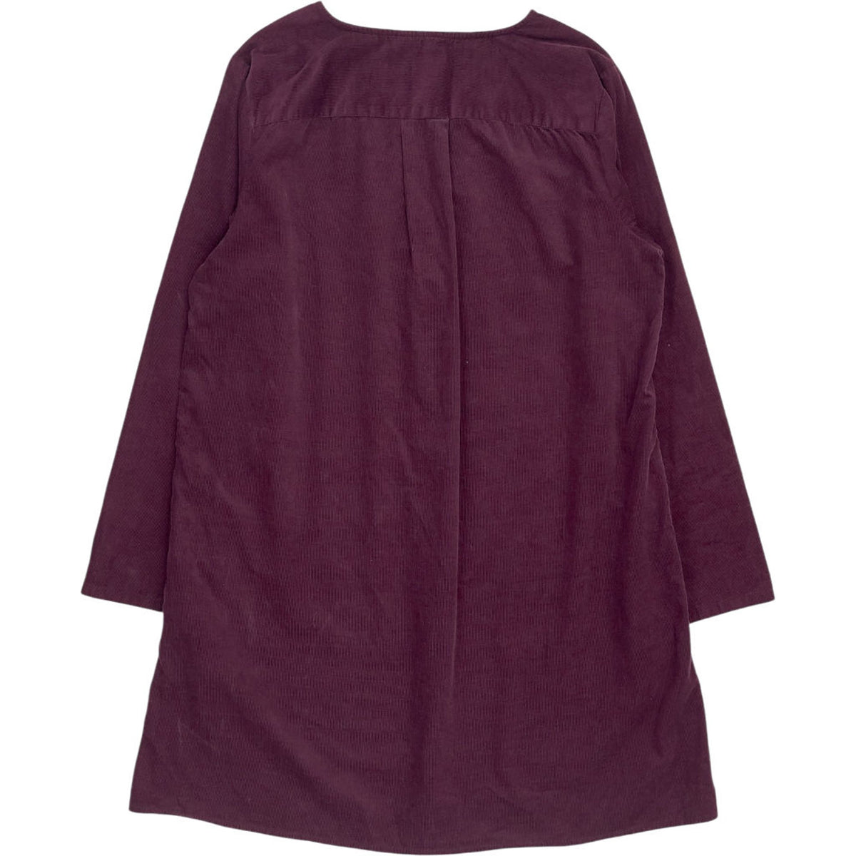 Hush Plum V-Neck Corduroy Tunic