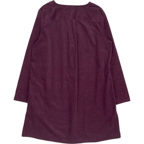 Hush Plum V-Neck Corduroy Tunic