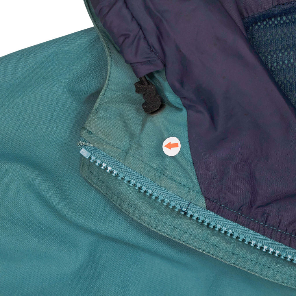 Patagonia Teal Hooded Outdoor Jacket