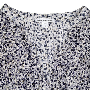 James Perse Blue Floral Sleeveless Dress