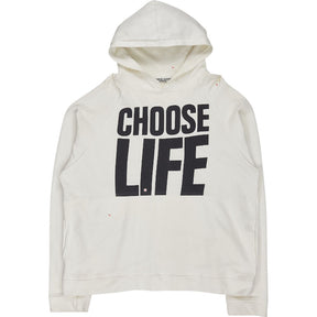 Katharine Hamnett White Choose Life Hoodie