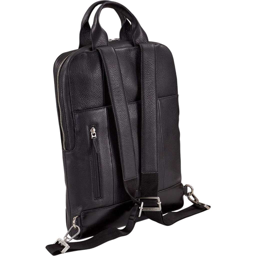 Moleskine Black Leather Backpack