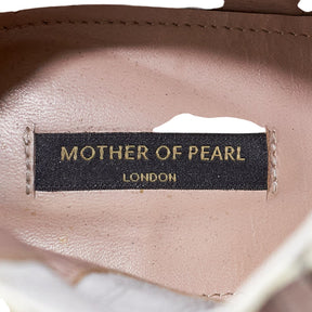 Mother of Pearl White Ankle Boots EU 40