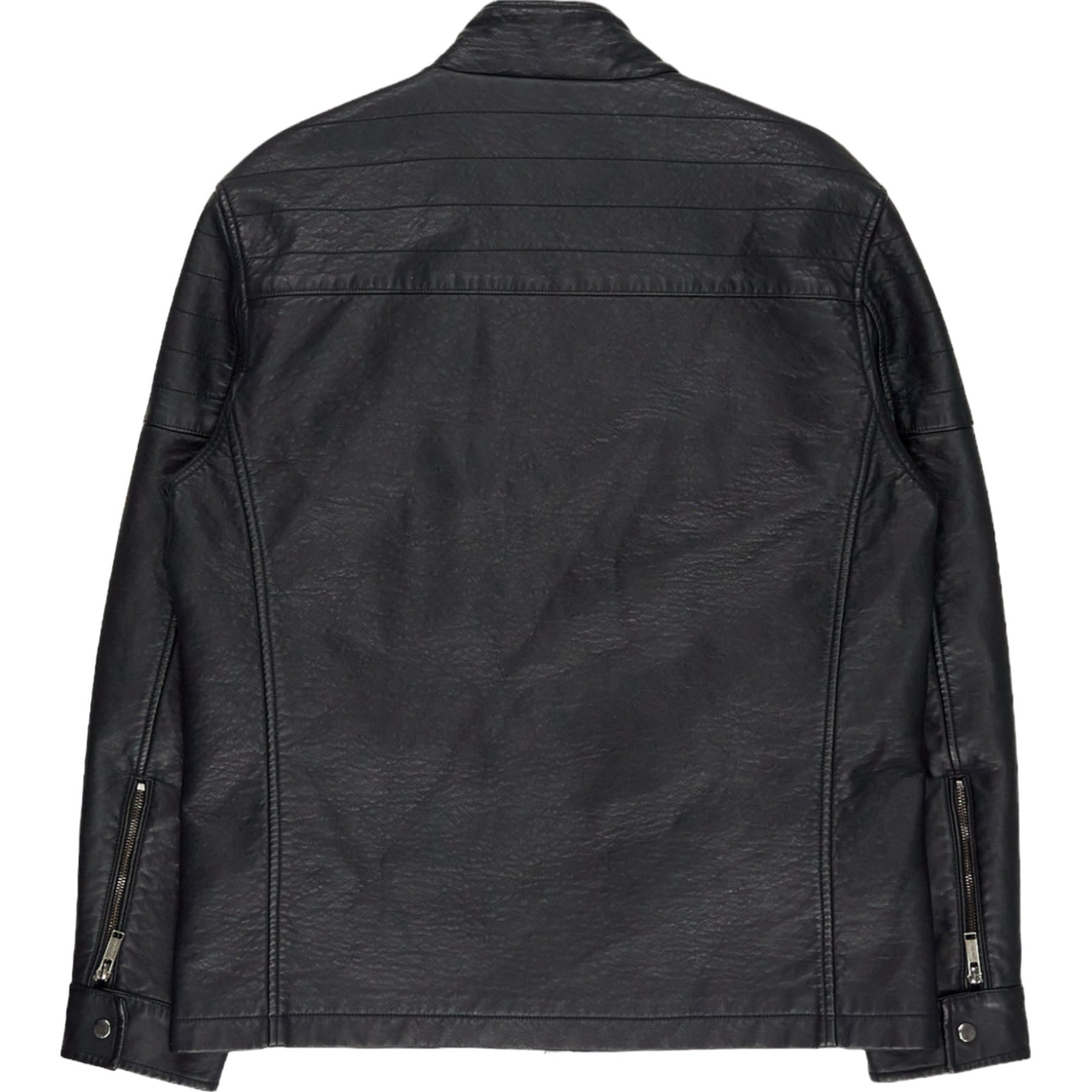 Firetrap Black Leather Biker Jacket Shop from Crisis Online