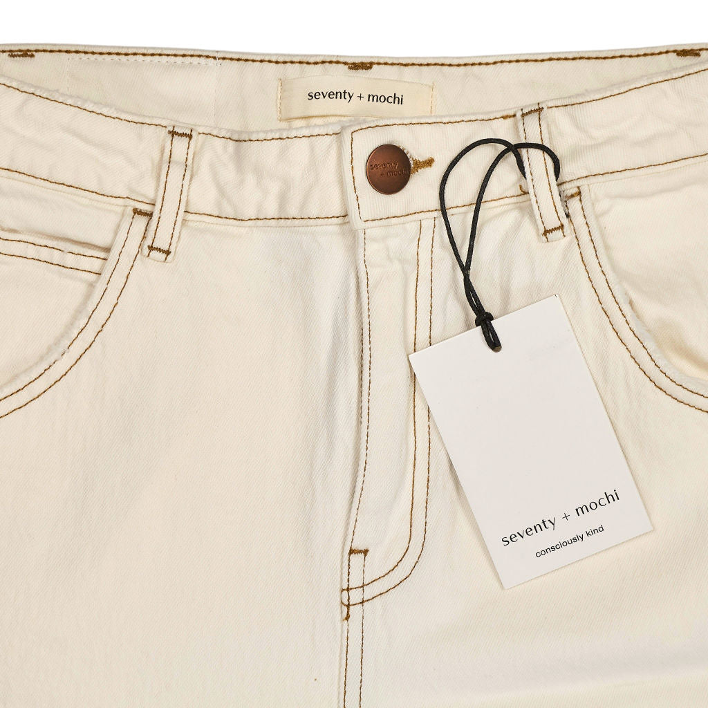 Seventy Mochi Ecru Bo Jeans