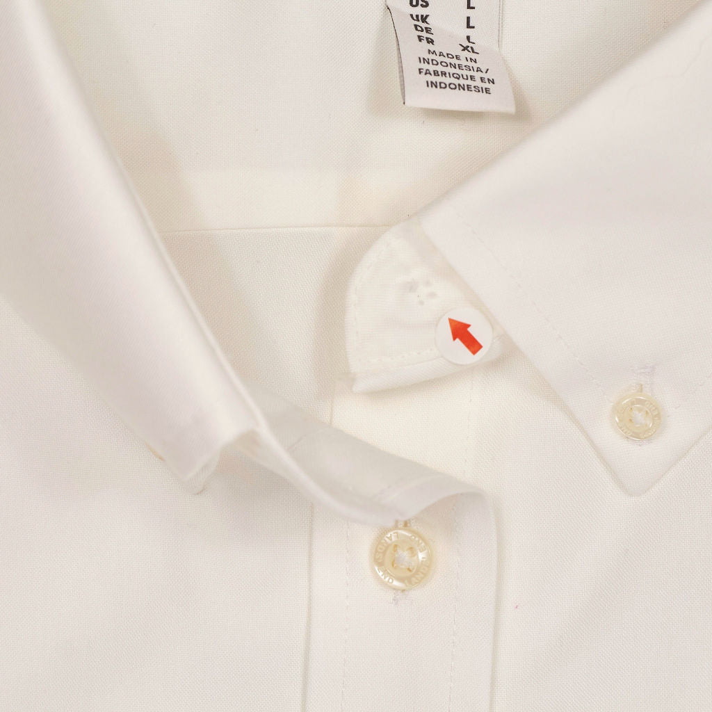Lands' End White No Iron Oxford Shirt