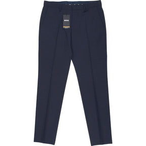 Boss Navy Slim Fit Trousers 34R