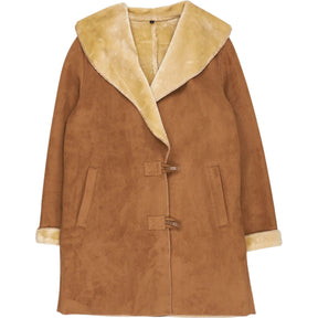 Four Seasons Brown Faux Fur Coat