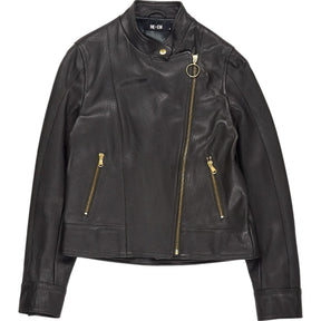 ME+EM Dark Khaki Biker Jacket