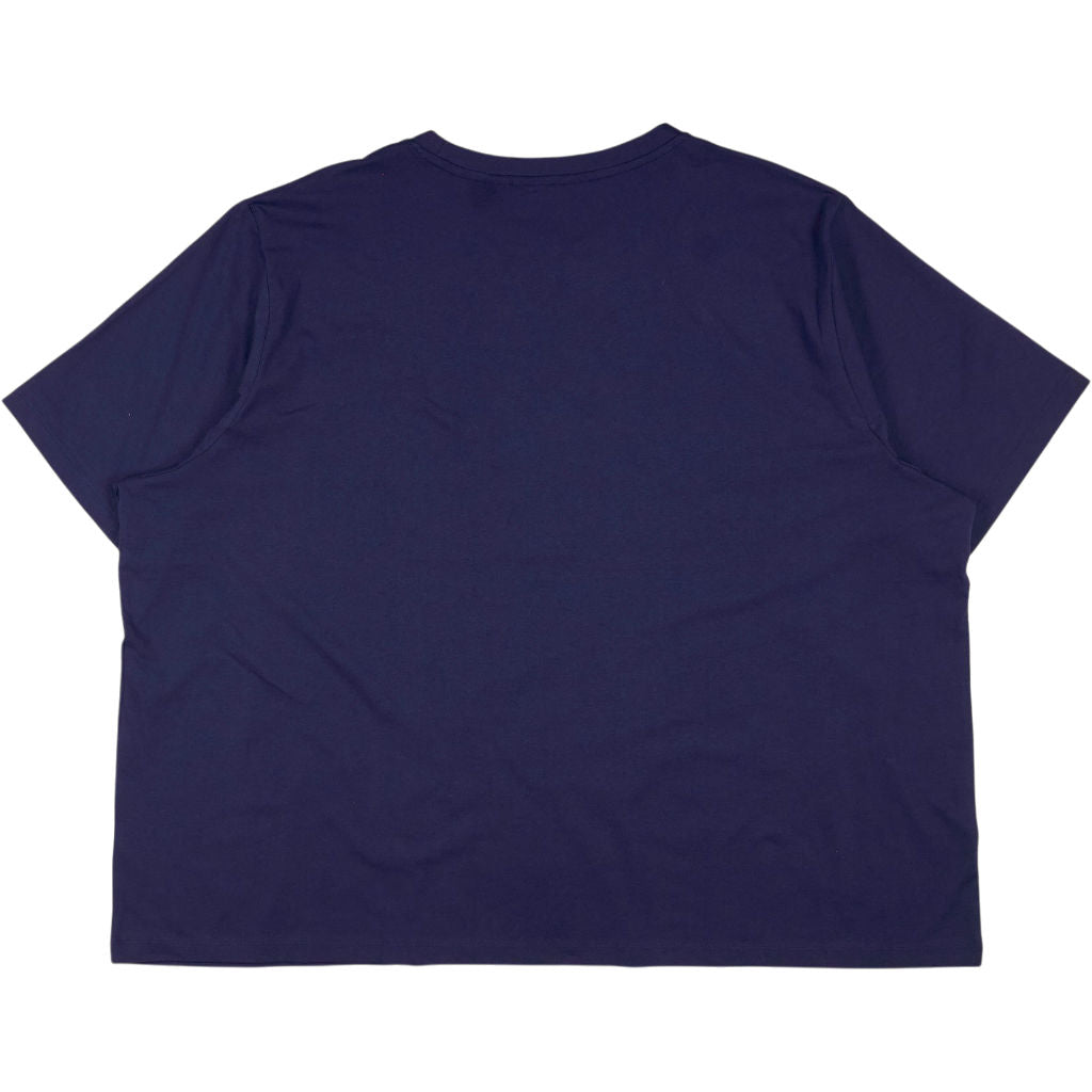 Lands' End Blue Crew Neck T-Shirt