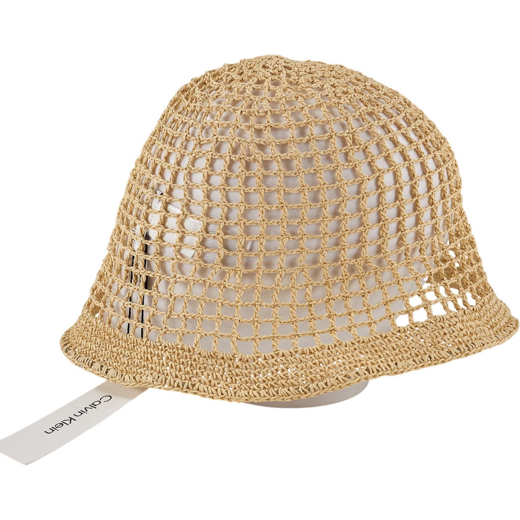 Calvin Klein Beige Holiday Crochet Hat