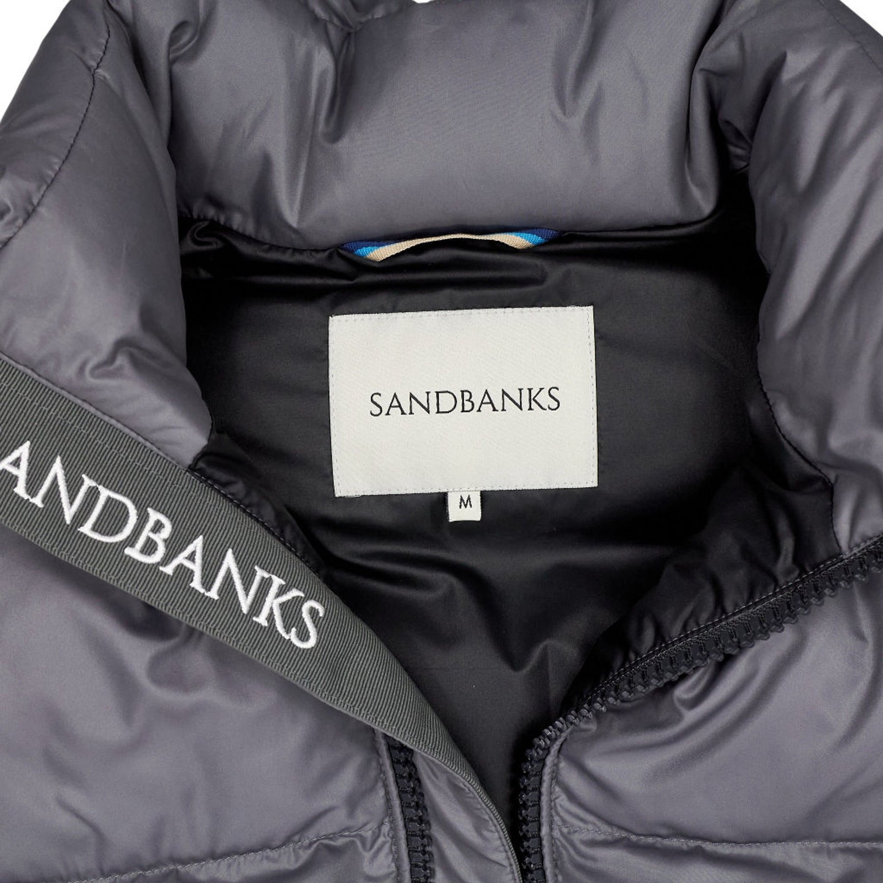 Sandbanks Charcoal Aurora Puffer Jacket