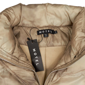 Motel Beige Rofer Puffer Jacket