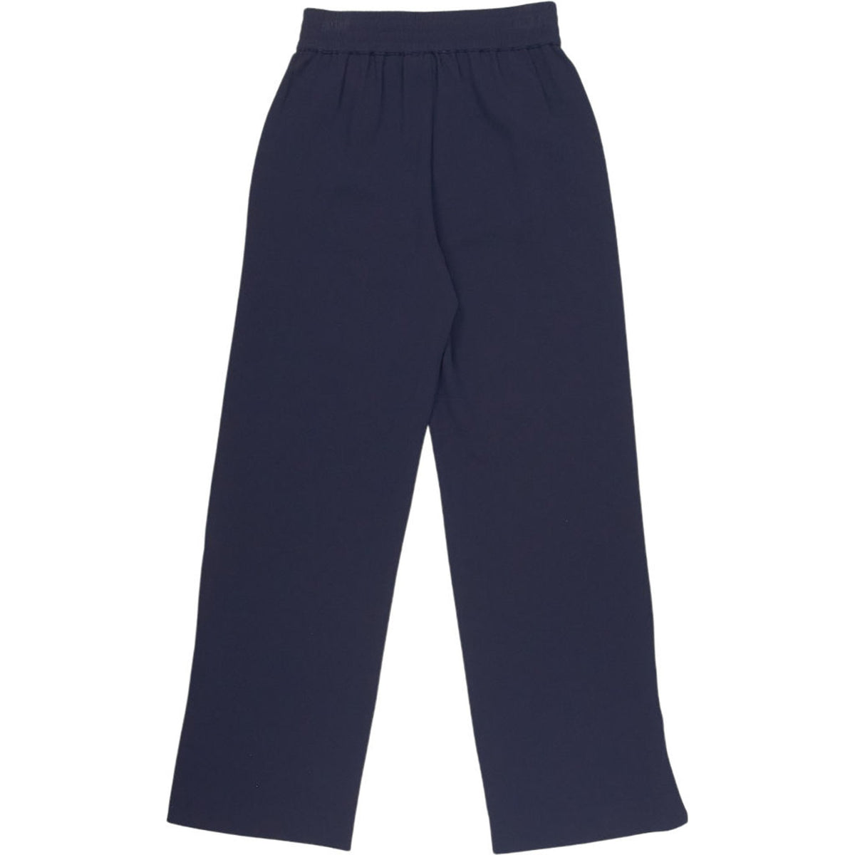 Wyse London Navy Wide Leg Trousers