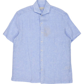 Moss Blue Linen Shirt