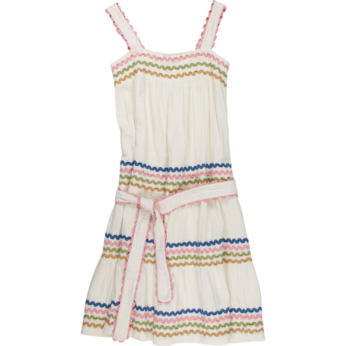 Wyse Multicolour Ric Rac Dress