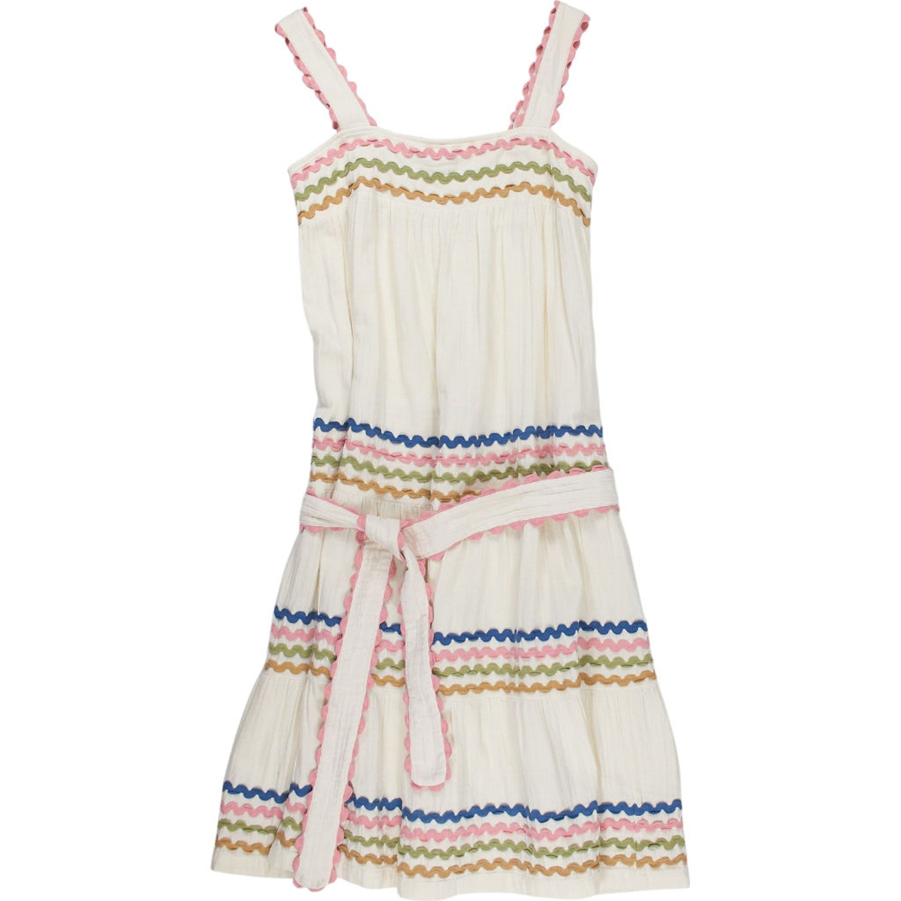 Wyse Multicolour Ric Rac Dress