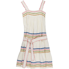 Wyse Multicolour Ric Rac Dress